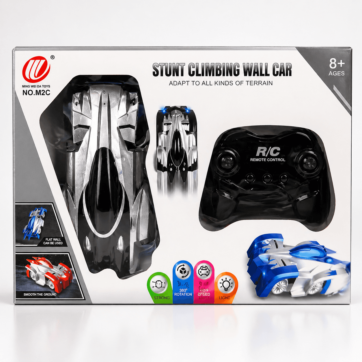 1:16 Remote Control Wall Climbing Car 4 Function - Black for kids in Kuwait